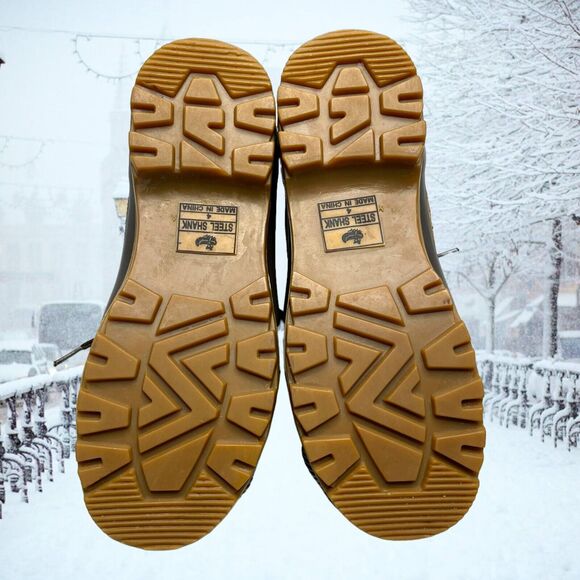 G.H. BASS Calgary Brown Insulated Ankle Winter Duck Boots Unisex Youth US Size 4 - Picture 8 of 12